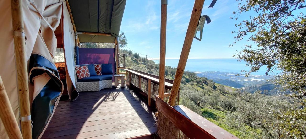 Campo Agave Luxury Tents Sayalonga Kültér fotó